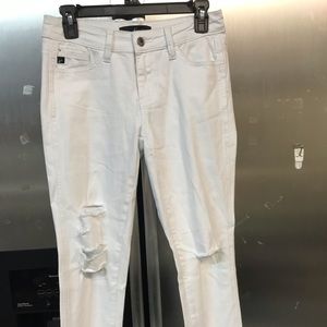 KanKan white jeans size 27 like new